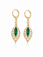 Leaf-Inspired Tassel Earing