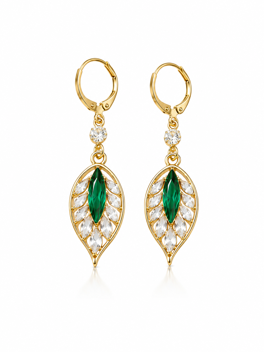 Leaf-Inspired Tassel Earing