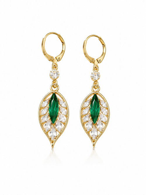 Leaf-Inspired Tassel Earing