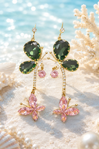 Enchanted Butterfly Drop Earrings