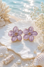 Lilac Bloom Studs