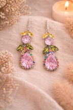 Pink Blossom Drop Earrings